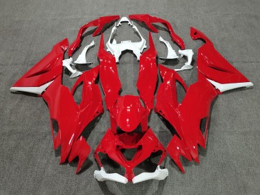 Rosso Con Bianco 2019-2023 ZX6R Carena Moto
