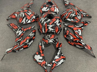 Rosso Grigio Camo 2009-2012 CBR600RR Carena Moto