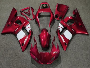 Rosso Intenso & Bianco 1998-2002 R6 Carena Moto
