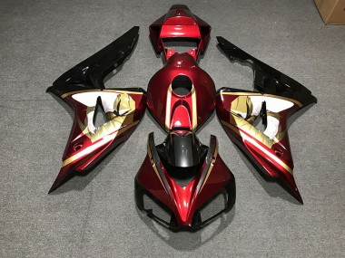 Rosso Intenso & Oro 2006-2007 CBR1000RR Carena Moto