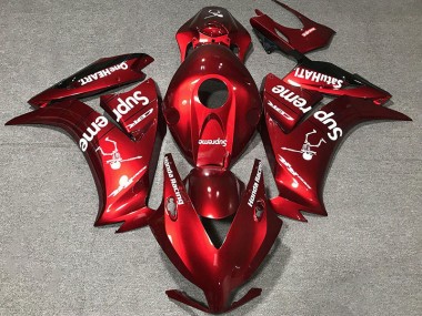 Rosso Intenso Personalizzato 2012-2016 CBR1000RR Carena Moto