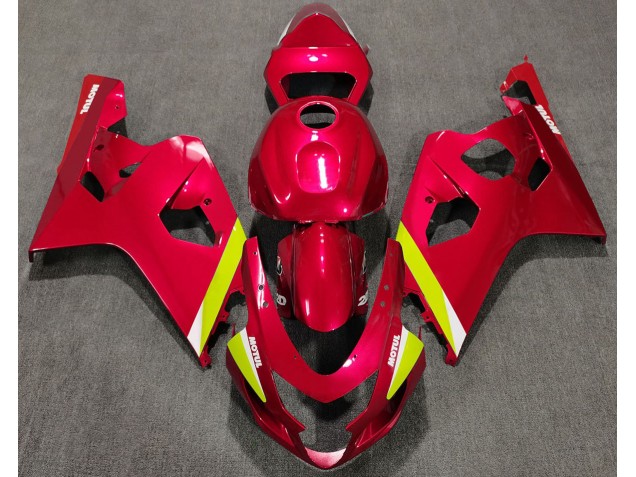 Rosso Lucido 2004-2005 GSXR 600-750 Carena Moto Rosso Lucido 2004-2005 GSXR 600-750 Carena Moto