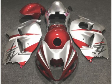Rosso Lucido & Argento 1997-2007 GSXR 1300 Carena Moto