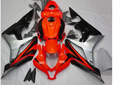 Rosso Lucido Argento & Nero 2007-2008 CBR600RR Carena Moto