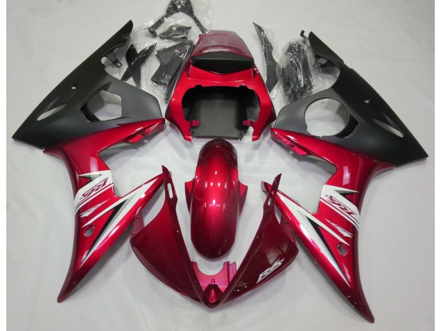Rosso Lucido & Bianco 2003-2004 R6 Carena Moto Rosso Lucido & Bianco 2003-2004 R6 Carena Moto