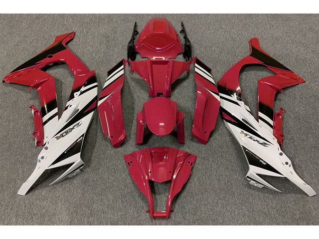 Rosso Lucido & Bianco 2011-2015 ZX10R Carena Moto Rosso Lucido & Bianco 2011-2015 ZX10R Carena Moto
