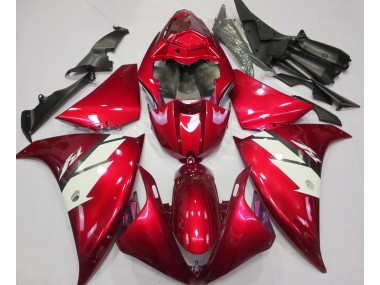 Rosso Lucido & Bianco 2012-2014 R1 Carena Moto