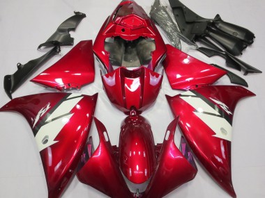 Rosso Lucido & Bianco 2012-2014 R1 Carena Moto