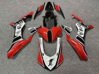 Rosso Lucido & Bianco 2015-2019 R1 Carena Moto