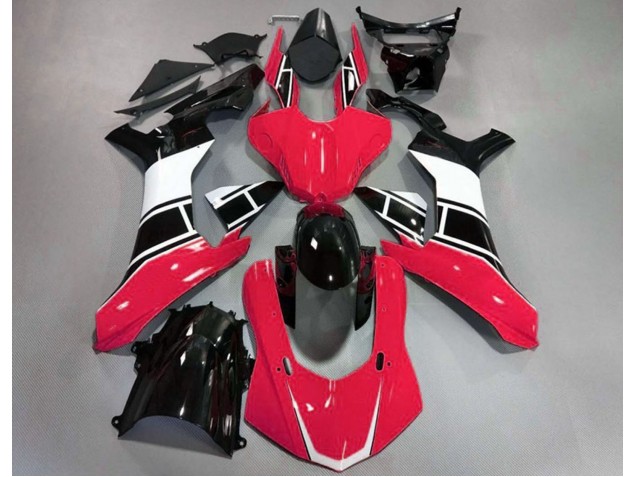 Rosso Lucido Bianco & Nero 2015-2019 R1 Carena Moto Rosso Lucido Bianco & Nero 2015-2019 R1 Carena Moto
