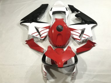 Rosso Lucido/Bianco Opaco 2003-2004 CBR600RR Carena Moto