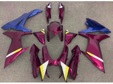 Rosso Lucido & Blu 2011-2024 GSXR 600-750 Carena Moto