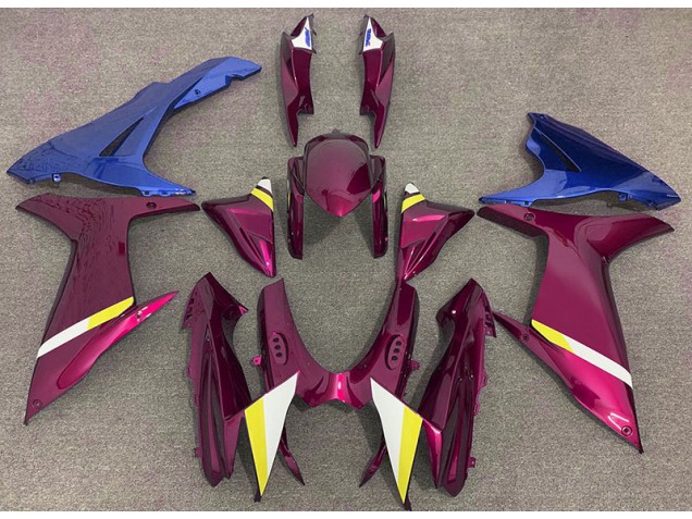 Rosso Lucido & Blu 2011-2024 GSXR 600-750 Carena Moto Rosso Lucido & Blu 2011-2024 GSXR 600-750 Carena Moto