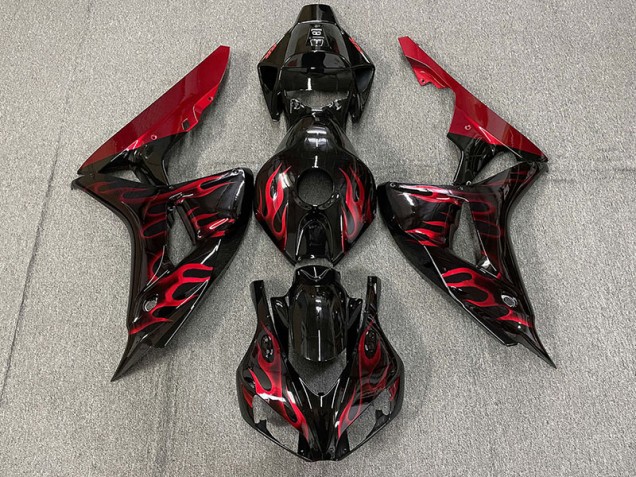 Rosso Lucido Fiamma 2006-2007 CBR1000RR Carena Moto Rosso Lucido Fiamma 2006-2007 CBR1000RR Carena Moto