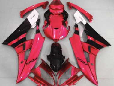 Rosso Lucido & Nero 2006-2007 R6 Carena Moto