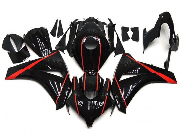 Rosso Lucido & Nero 2008-2011 CBR1000RR Carena Moto
