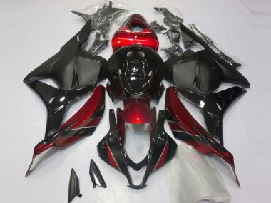 Rosso Lucido & Nero 2009-2012 CBR600RR Carena Moto