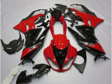 Rosso Lucido & Nero 2009-2012 ZX6R Carena Moto