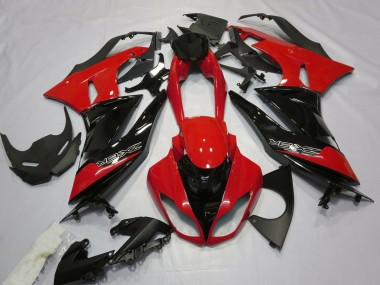 Rosso Lucido & Nero 2009-2012 ZX6R Carena Moto