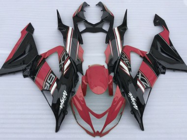 Rosso Lucido & Nero 2013-2018 ZX6R Carena Moto