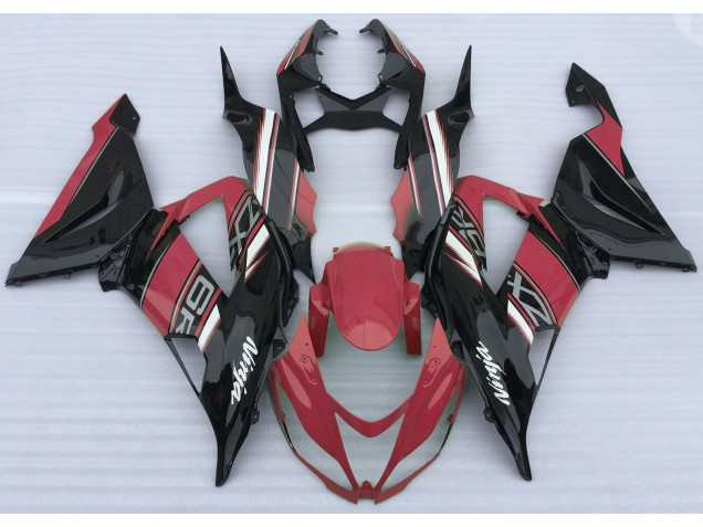 Rosso Lucido & Nero 2013-2018 ZX6R Carena Moto Rosso Lucido & Nero 2013-2018 ZX6R Carena Moto