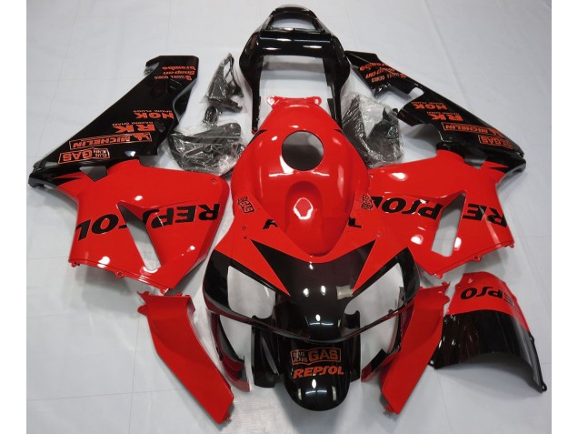 Rosso Lucido Repsol 2003-2004 CBR600RR Carena Moto Rosso Lucido Repsol 2003-2004 CBR600RR Carena Moto