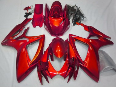 Rosso Lucido Tinta Unita 2006-2007 GSXR 600-750 Carena Moto