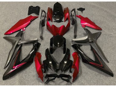 Rosso Lucido & Verde R 2008-2010 GSXR 600-750 Carena Moto