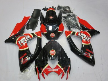 Rosso Lucky Strike 2006-2007 GSXR 600-750 Carena Moto