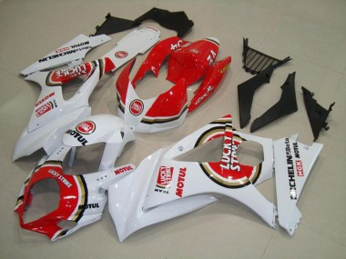 Rosso Lucky Strike 2007-2008 GSXR 1000 Carena Moto