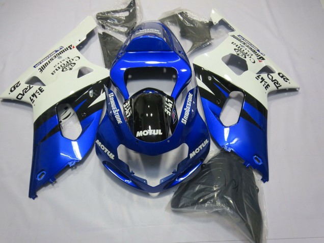Rosso Movistar 2001-2003 GSXR 600-750 Carena Moto Rosso Movistar 2001-2003 GSXR 600-750 Carena Moto