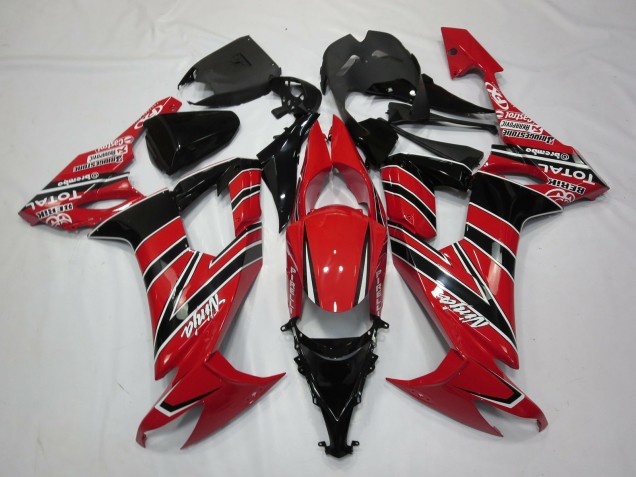 Rosso Nero 2008-2010 ZX10R Carena Moto Rosso Nero 2008-2010 ZX10R Carena Moto