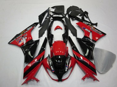 Rosso Nero 2009-2012 ZX6R Carena Moto