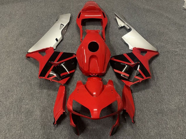 Rosso Nero & Argento 2003-2004 CBR600RR Carena Moto Rosso Nero & Argento 2003-2004 CBR600RR Carena Moto