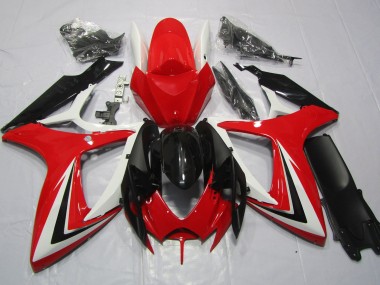 Rosso Nero & Bianco 2006-2007 GSXR 600-750 Carena Moto
