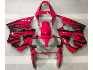 Rosso & Nero Fiamma 2000-2002 ZX6R Carena Moto