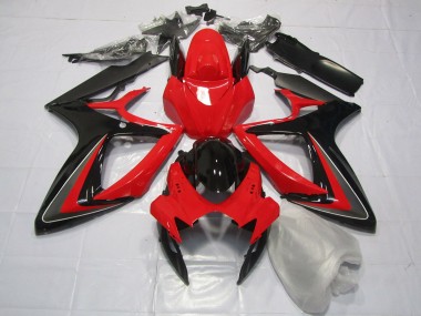 Rosso Nero & Grigio 2006-2007 GSXR 600-750 Carena Moto