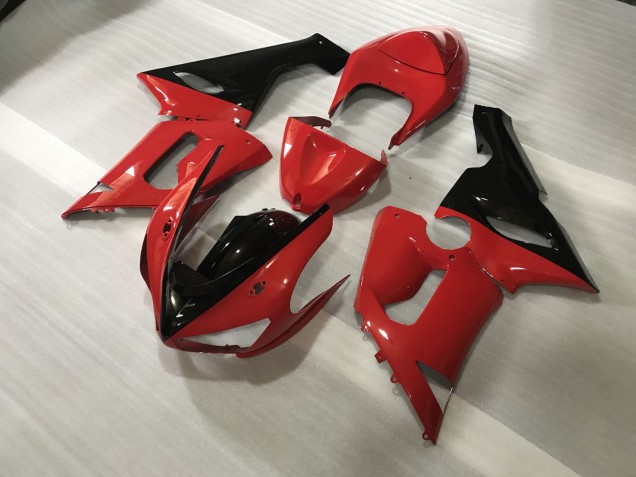 Rosso & Nero Personalizzati 2005-2006 ZX6R Carena Moto Rosso & Nero Personalizzati 2005-2006 ZX6R Carena Moto