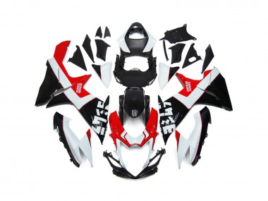 Rosso & Nero Personalizzati Con Loghi 2011-2024 GSXR 600-750 Carena Moto