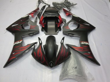 Rosso Opaco Fiamma 2003-2004 R6 Carena Moto