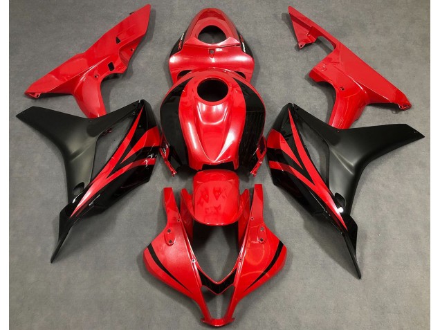 Rosso Perla & Nero 2007-2008 CBR600RR Carena Moto Rosso Perla & Nero 2007-2008 CBR600RR Carena Moto