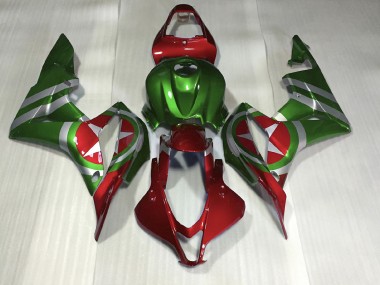 Rosso & Verde Capitan America 2007-2008 CBR600RR Carena Moto