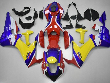 Rouge Bleu Et Jaune HRC 2017-2023 CBR1000RR Carena Moto