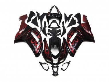 Rouge Brillant Flamme 2007-2008 ZX6R Carena Moto