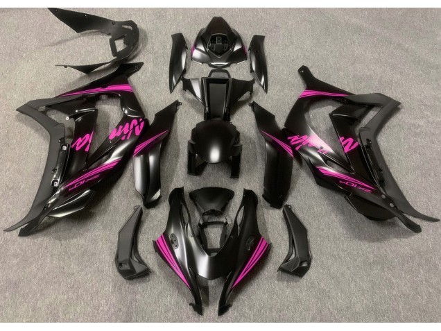 Satinato Nero & Rosa 2016-2019 ZX10R Carena Moto Satinato Nero & Rosa 2016-2019 ZX10R Carena Moto