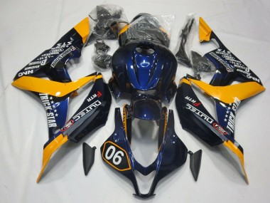 Speciale Blu Intenso & Giallo 2007-2008 CBR600RR Carena Moto