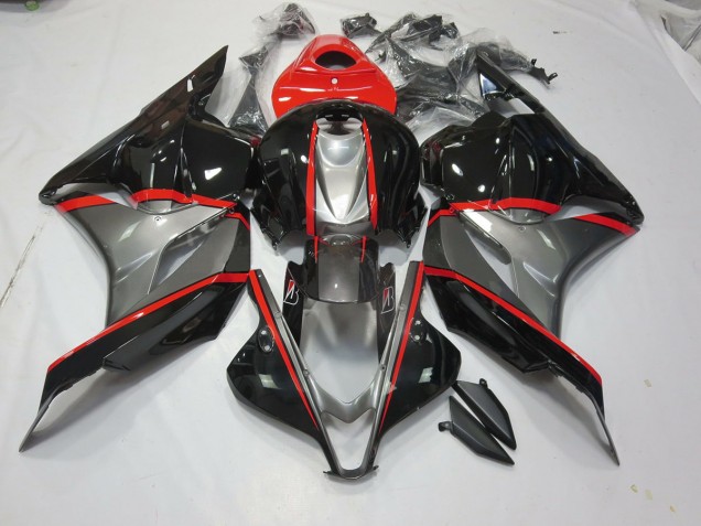 Spilla Rossa Nera & Grigia 2009-2012 CBR600RR Carena Moto Spilla Rossa Nera & Grigia 2009-2012 CBR600RR Carena Moto
