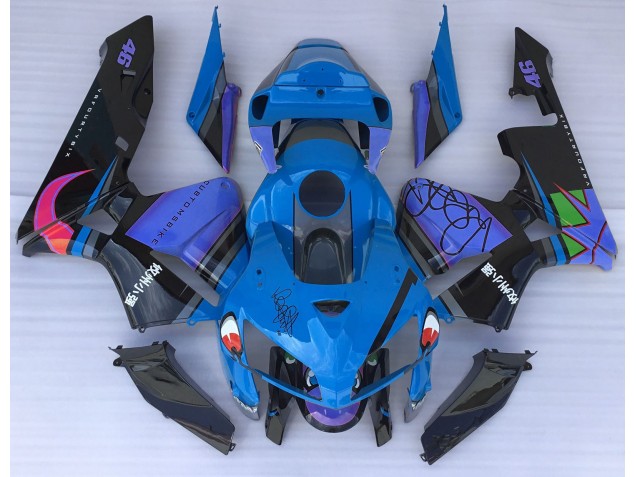 Squalo Blu 2005-2006 CBR600RR Carena Moto Squalo Blu 2005-2006 CBR600RR Carena Moto