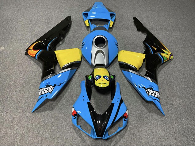 Squalo Blu 2006-2007 CBR1000RR Carena Moto Squalo Blu 2006-2007 CBR1000RR Carena Moto