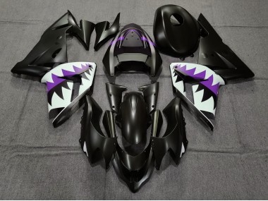 Squalo Nero Opaco & Viola 2004-2005 ZX10R Carena Moto